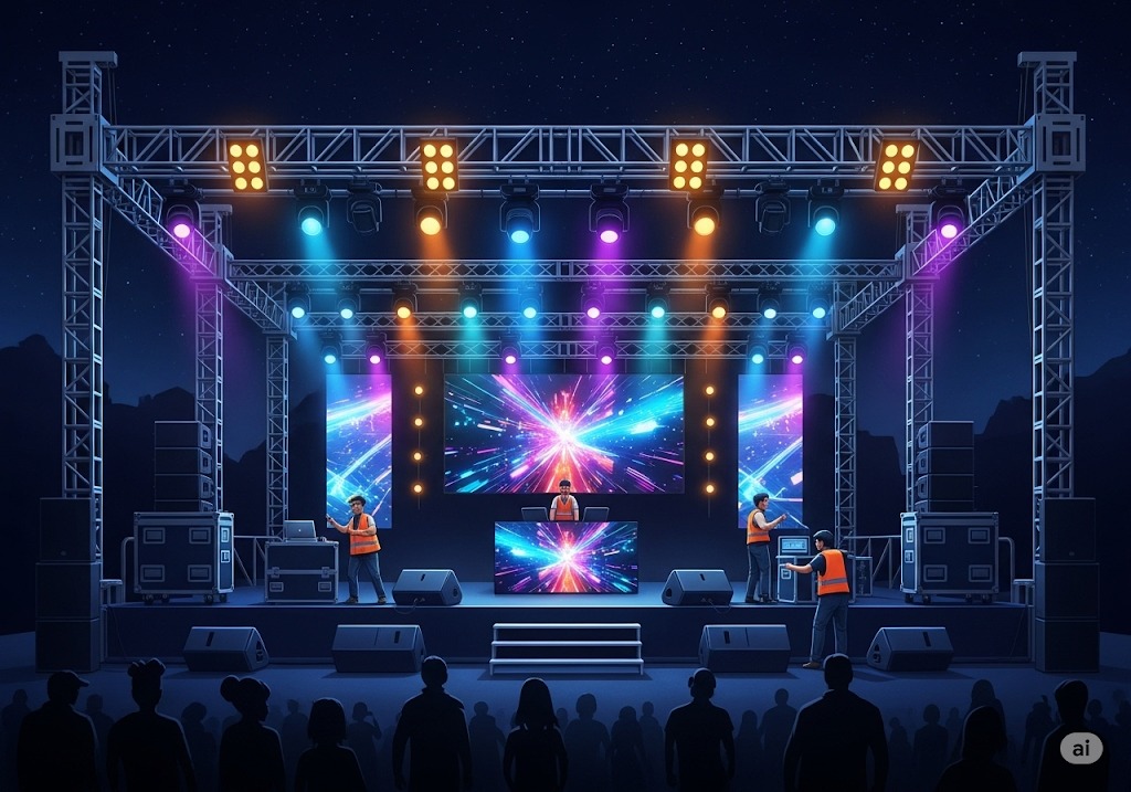 Panduan Sewa Alat Event: Sewa Rigging dan Sewa Videotron di 2025